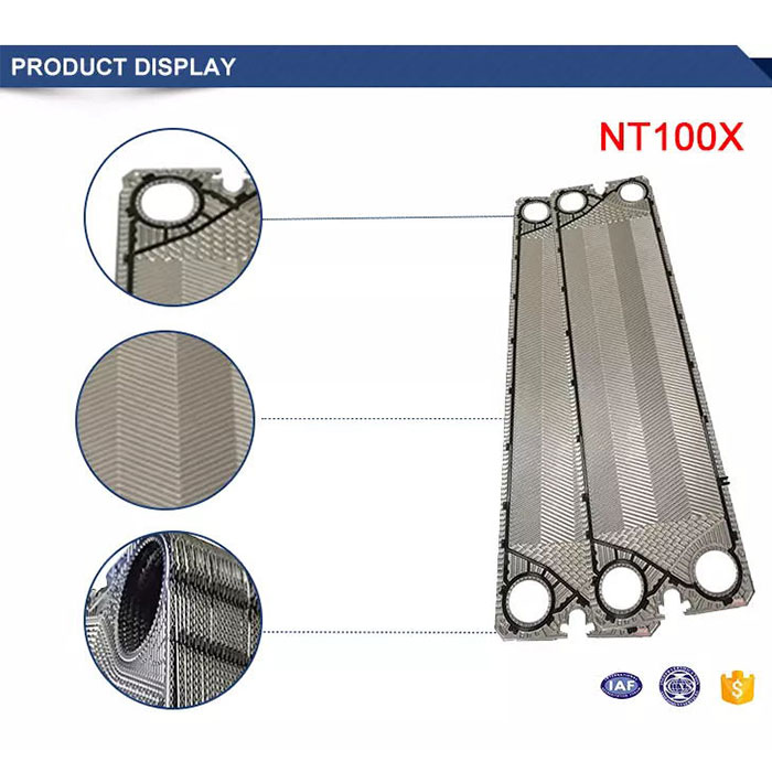 لوحة NT100X & حشية للمبادل الحراري